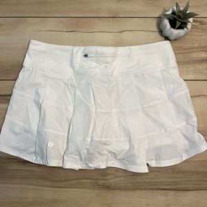 NWOT Lululemon Pace Rival Skirt White Size 8